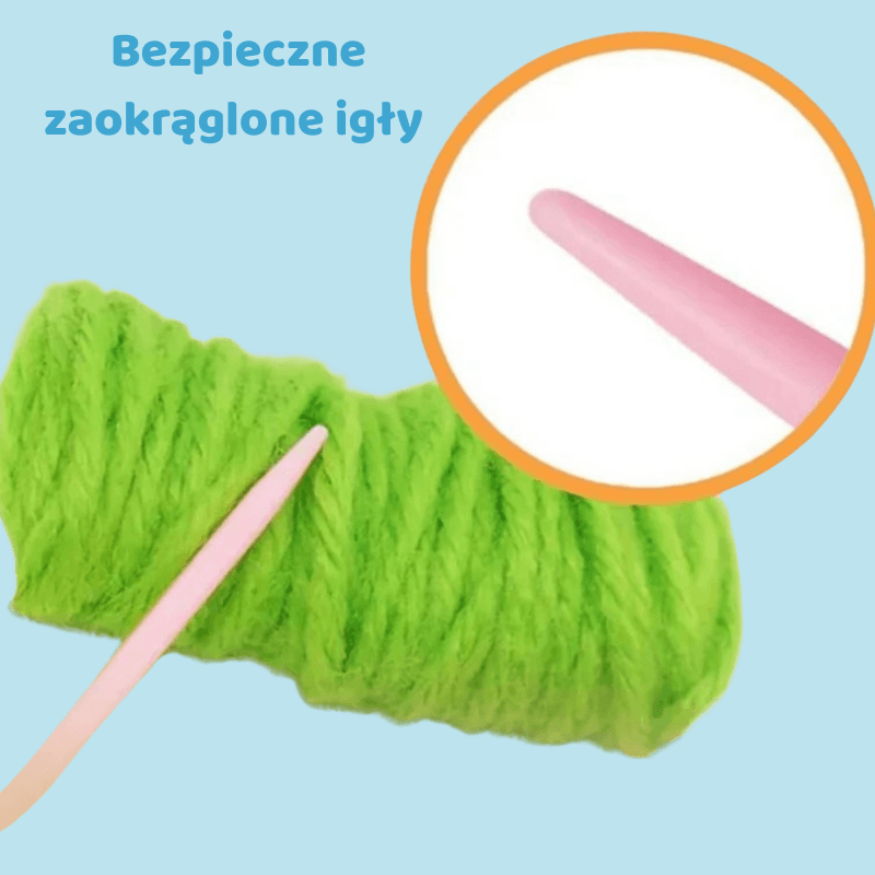 Zestaw do haftowania DIY - Puszyste Zwierzątka ( 4 wzory w zestawie)