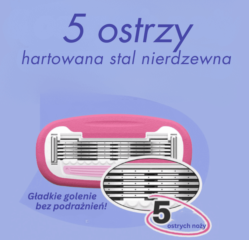 Colorlamb Zestaw Sensitive - perfekcyjna gładkość bez podrażnień
🔄 2 wymienne ostrza w zestawie
