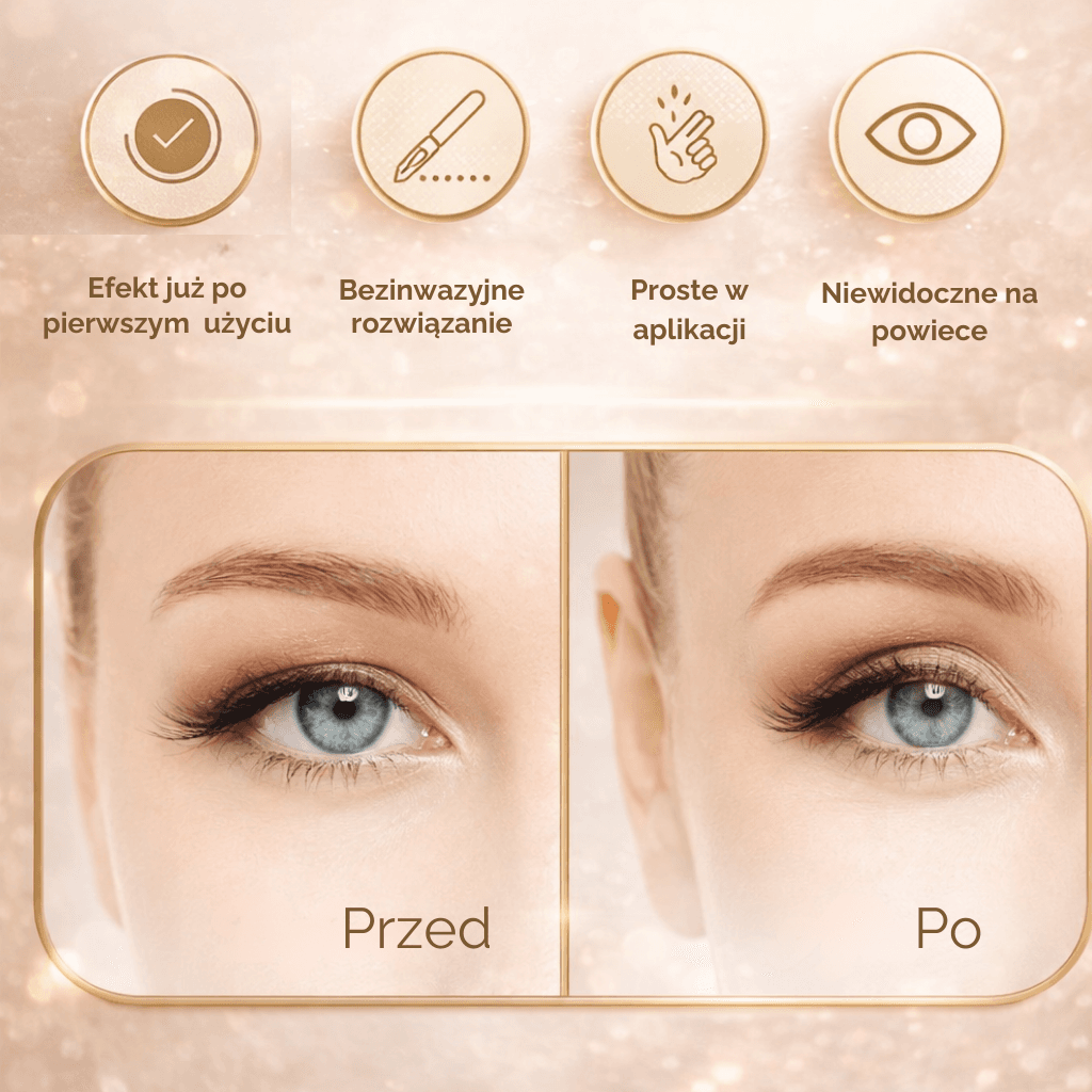 Liftique–  Taśmy liftingujące - Unieś Powieki w 30 sekund (480 szt)